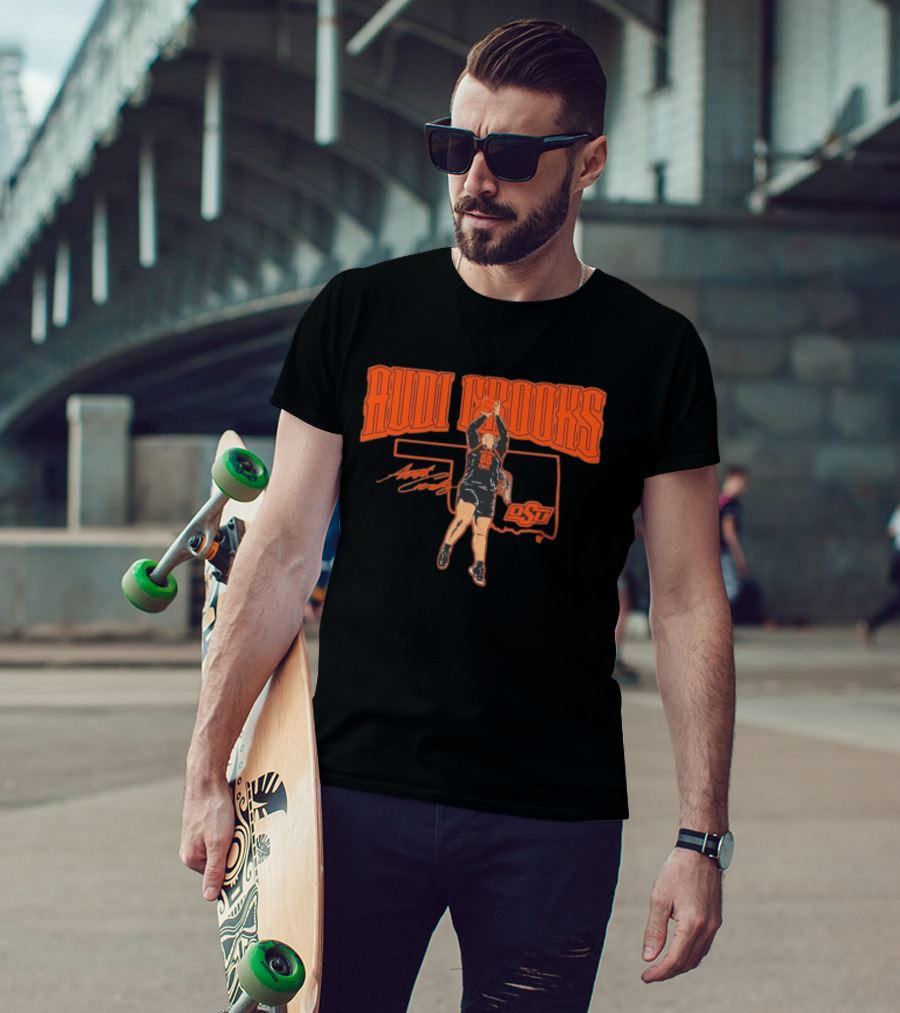 Audi Crooks Oklahoma State Basketball OSU Star Signature T-Shirt