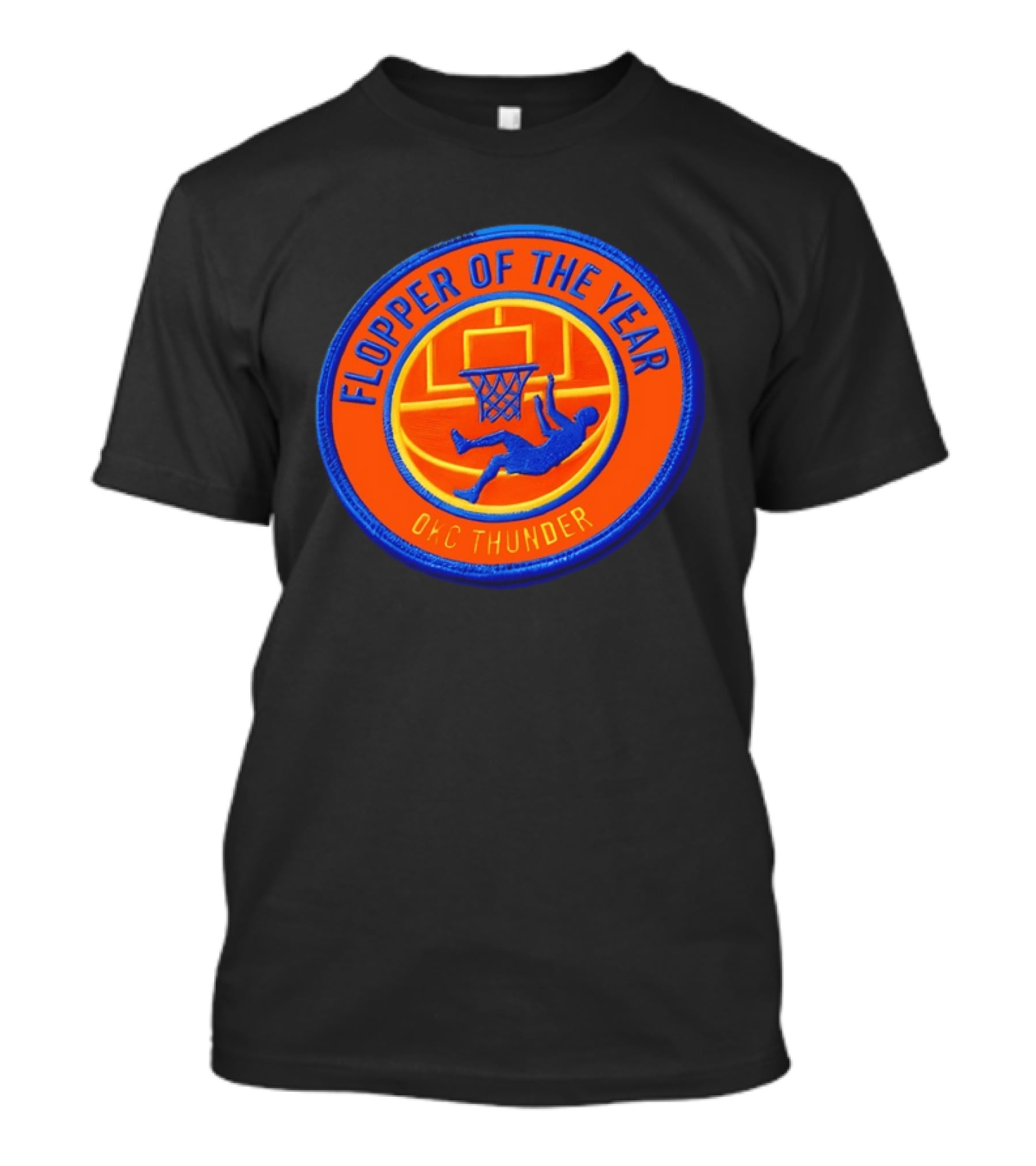 Flopper Of The Year OKC Thunder Basketball Humor SGA Moment T-Shirt