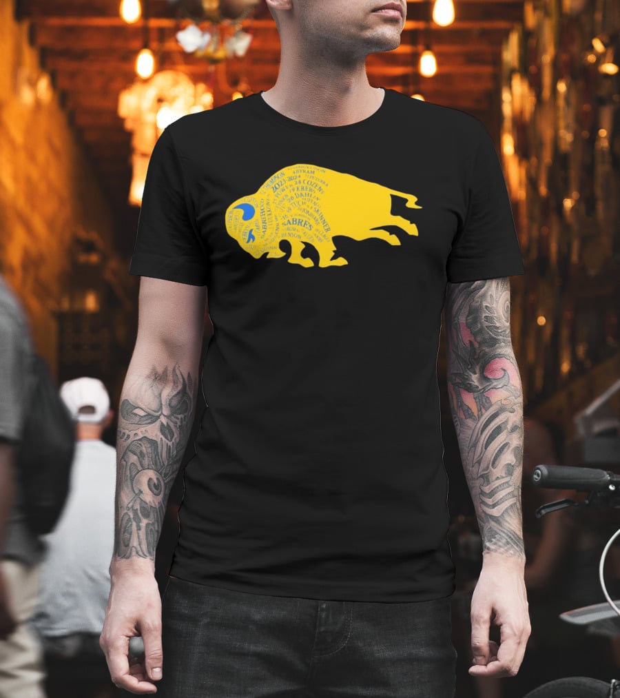 Buffalo Sabres Tage Thompson Rasmus Dahlin Alex Tuch Hockey 2023 Team Players T-Shirt