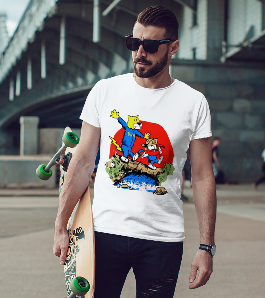 Buffalo Bills Football Cartoon Characters With DNR Sports T-Shirt