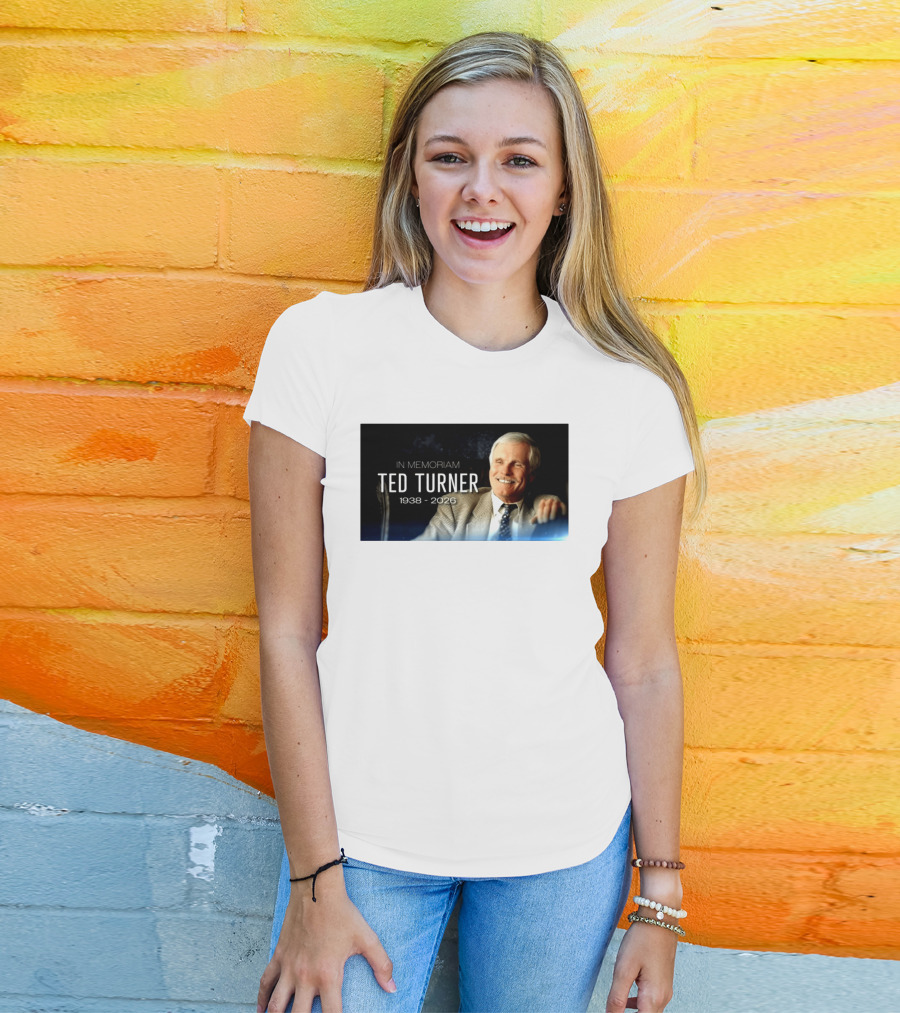 In Memoriam Ted Turner 1938 2026 T-Shirt