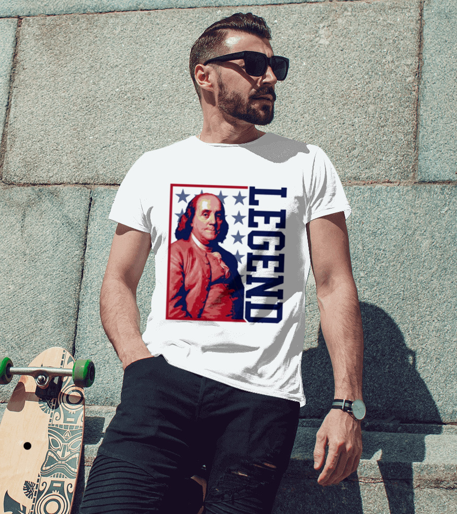 Legend Benjamin Franklin Stars T-Shirt