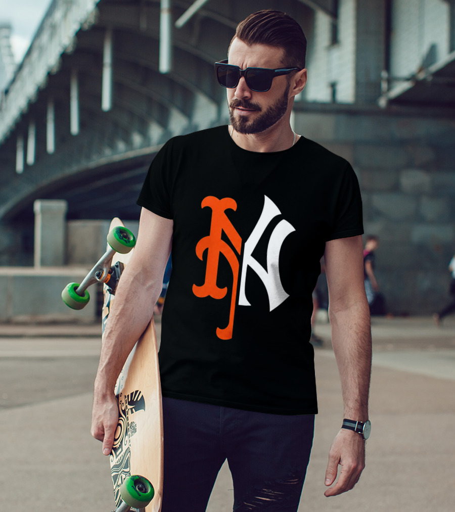 New York Mets Subway Series 2026 NY Logo Giveaway T-Shirt