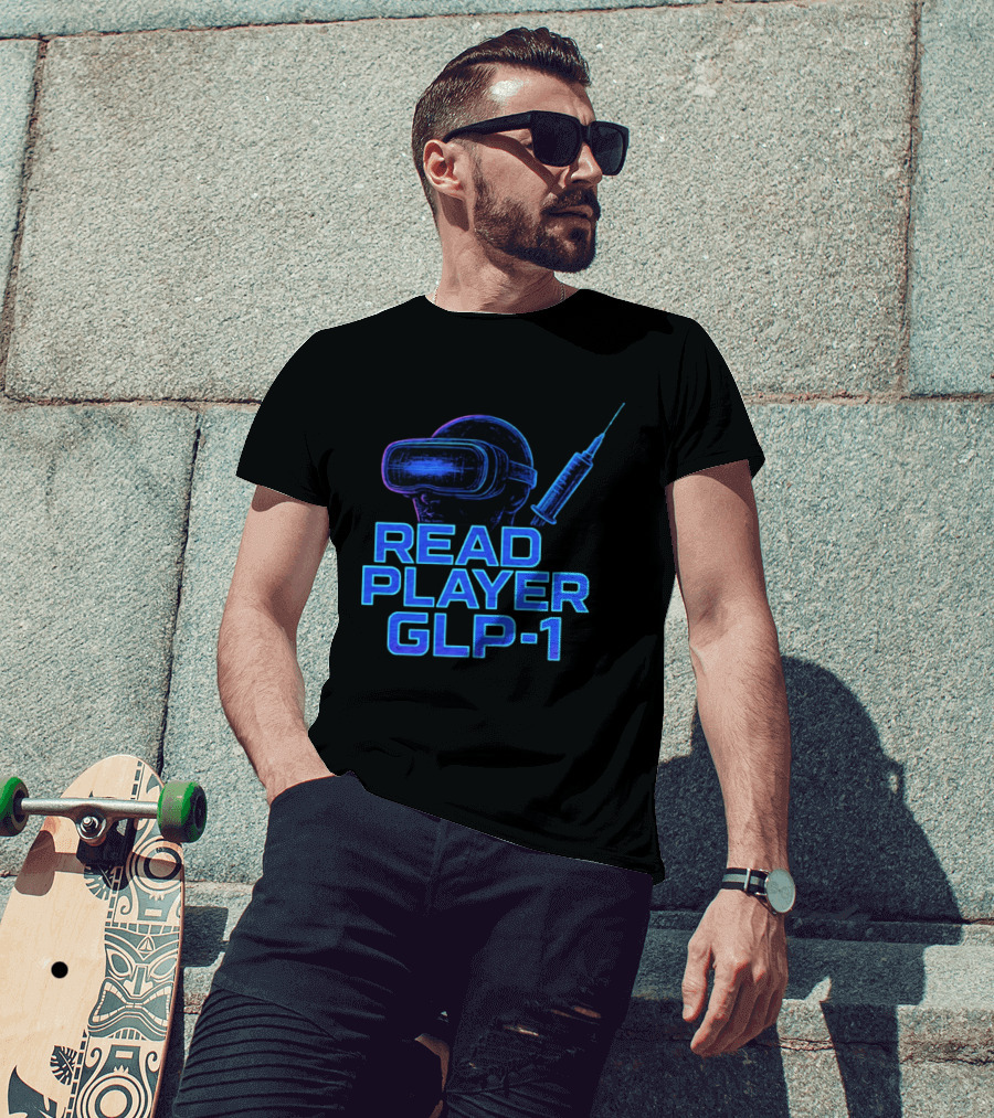 Read Player GLP 1 Virtual Reality Syringe T-Shirt