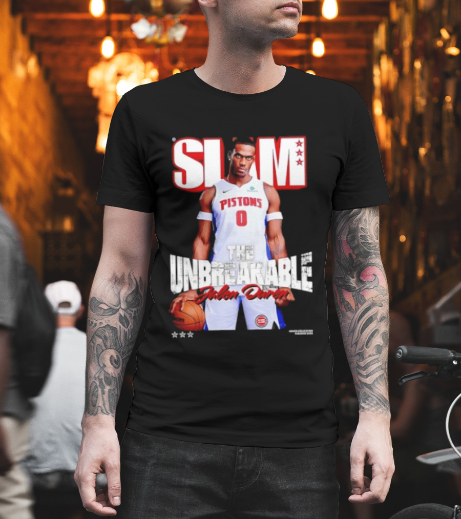 SLAM Jalen Duren Unbreakable Detroit Pistons 260 T-Shirt