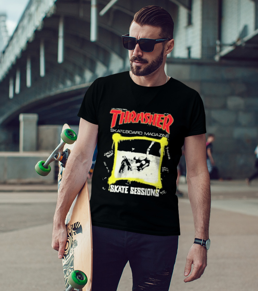 Thrasher Skateboard Magazine December 1983 Skate Sessions T-Shirt