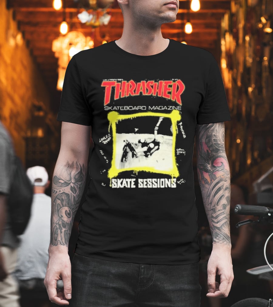 Thrasher Skateboard Magazine December 1983 Skate Sessions T-Shirt