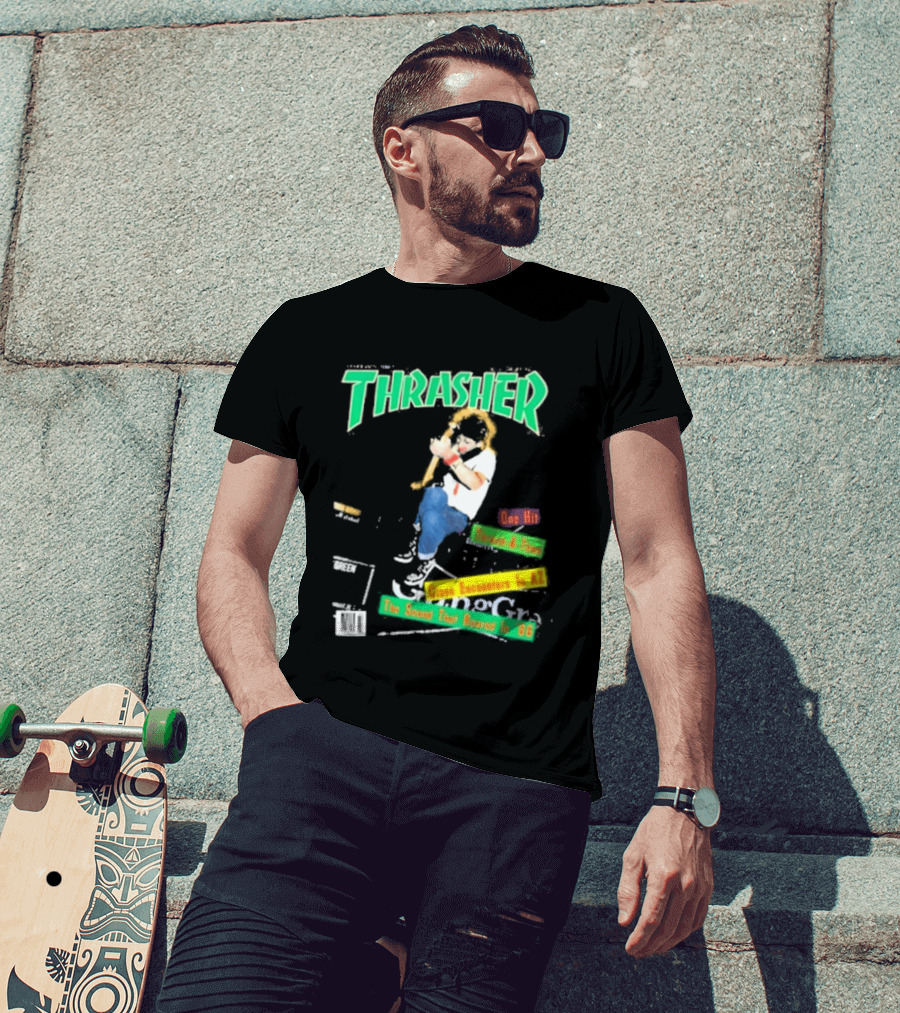 Thrasher Magazine February 1987 Pushead J Sam Somewhere In AZ The Sound You Heard In 86 T-Shirt