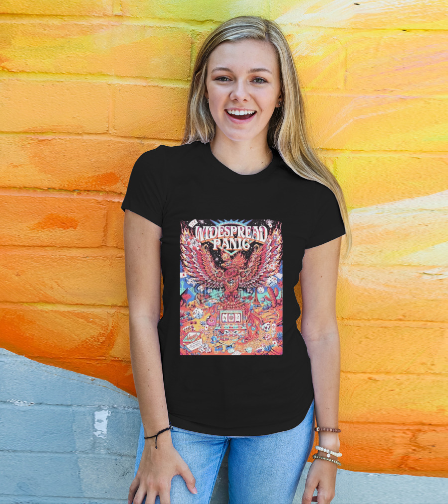 Widespread Panic Las Vegas 2026 Concert With Casino And Phoenix T-Shirt