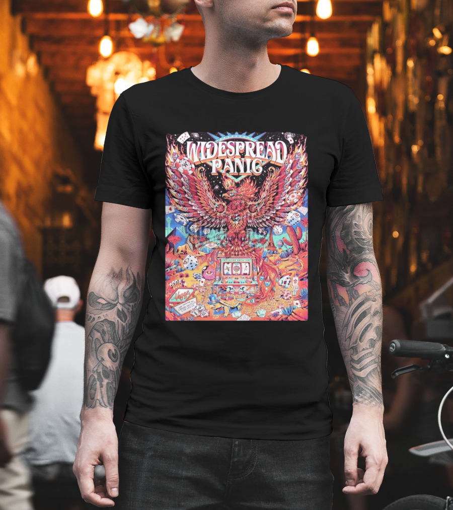 Widespread Panic Las Vegas 2026 Concert With Casino And Phoenix T-Shirt