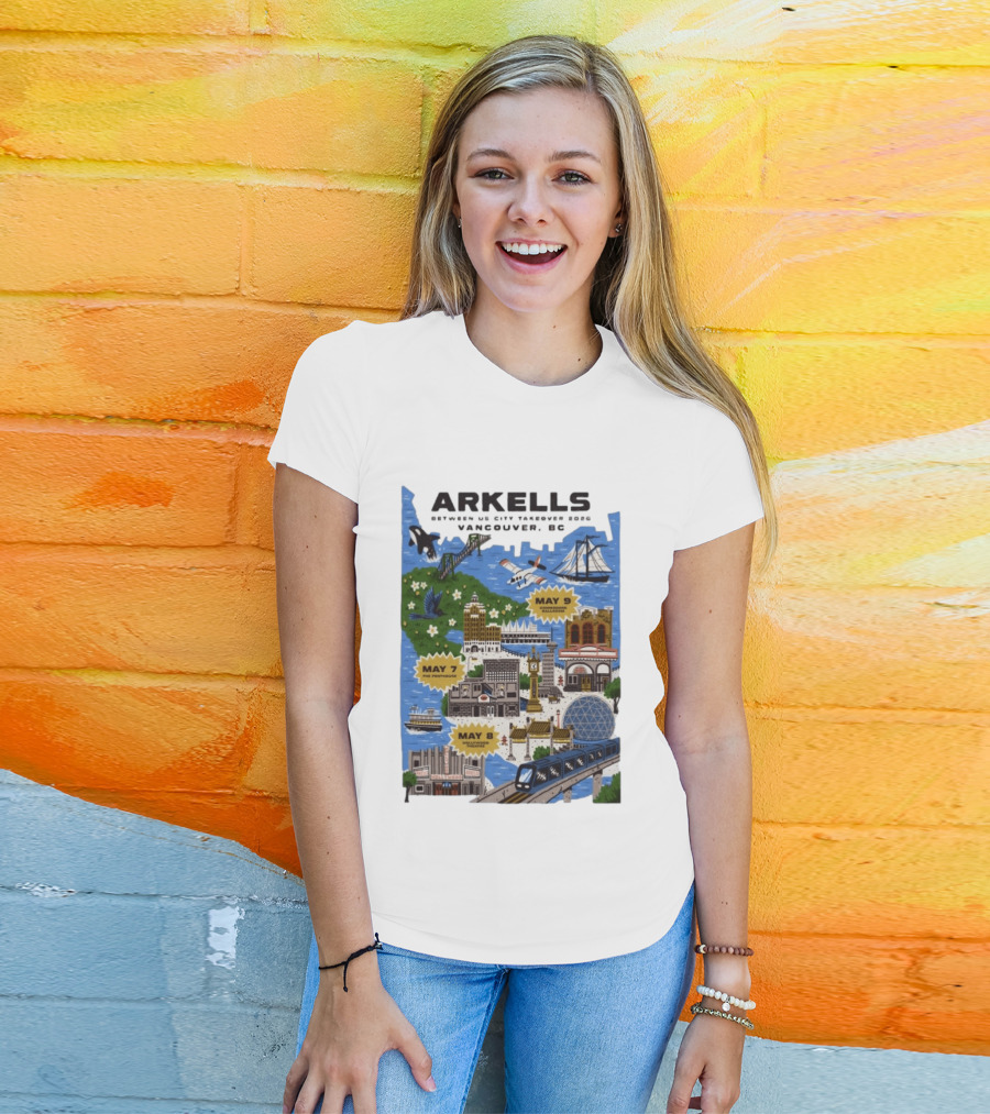 Arkells May 7 2026 The Penthouse Vancouver Concert T-Shirt