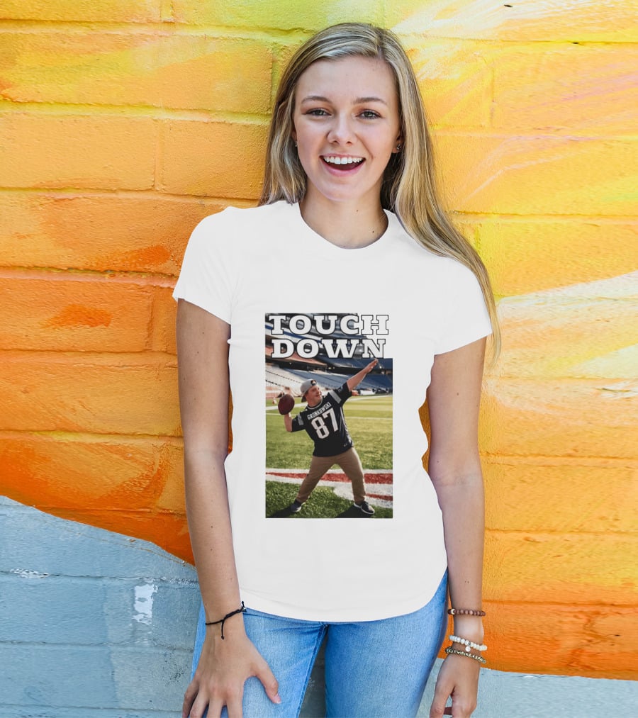 Touchdown Gronkowski 87 Football Player Stadium T-Shirt