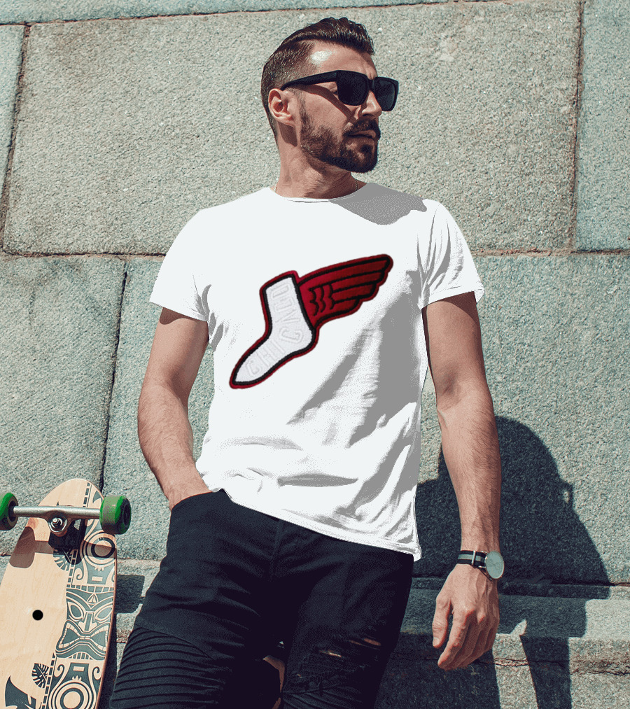White Sox Chicago Winged Sock 2026 Promo Event T-Shirt