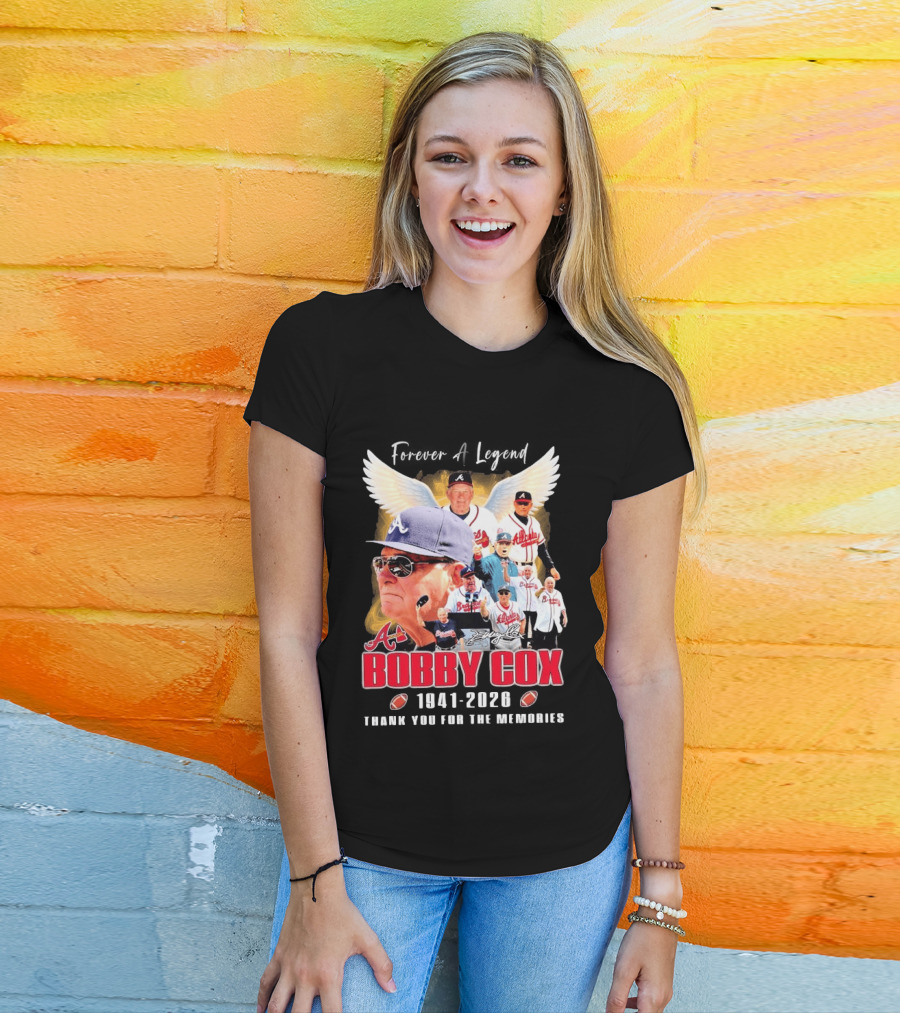 Bobby Cox 1941 2026 Atlanta Baseball Legend Thank You For The Memories T-Shirt