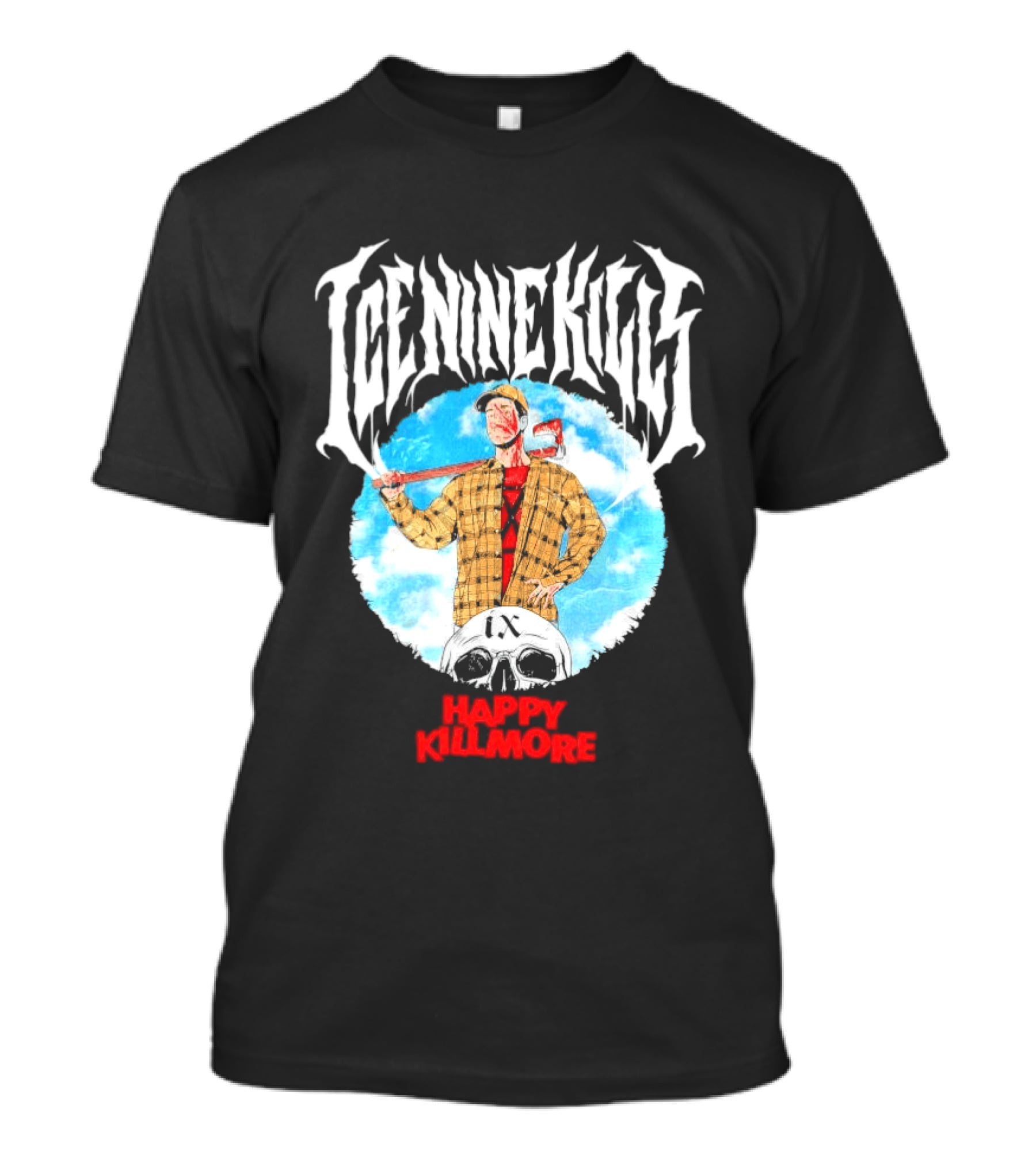 ICE NINE KILLS Happy Killmore Axe Skull T-Shirt
