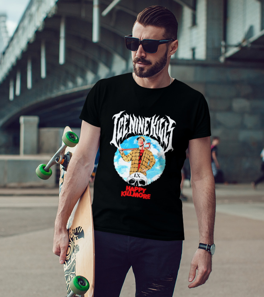 ICE NINE KILLS Happy Killmore Axe Skull T-Shirt