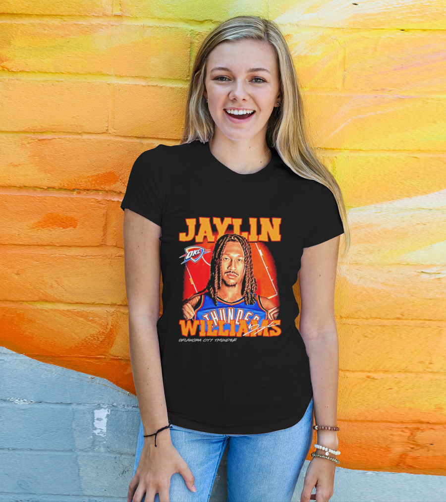 Jaylin Williams Oklahoma City Thunder Basketball T-Shirt