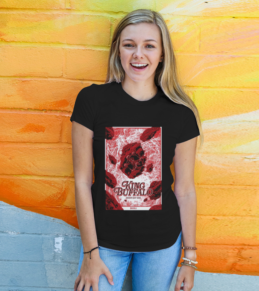 King Buffalo Obsidian Dust 2026 Brussels Belgium May 17 2026 T-Shirt
