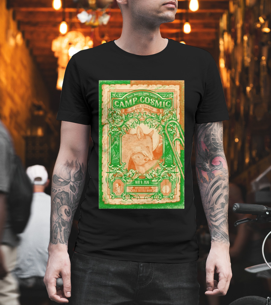 May 9 2026 Daniel Donato's Cosmic Country Camp Cosmic At The Caverns Kyle Tuttle Band Pelham TN Tour T-Shirt