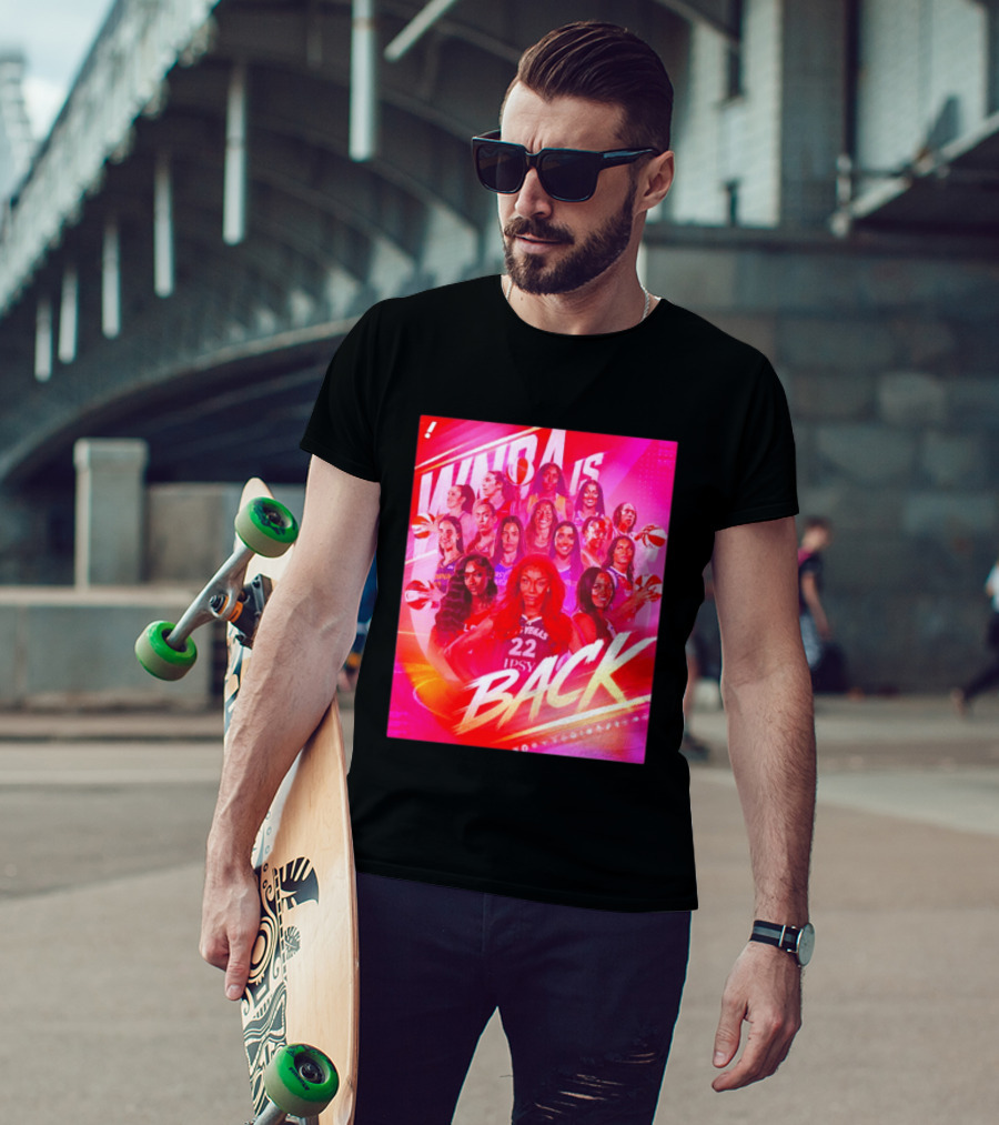 WNBA Is Back 30th Season Highlights Las Vegas Basketball Stars T-Shirt