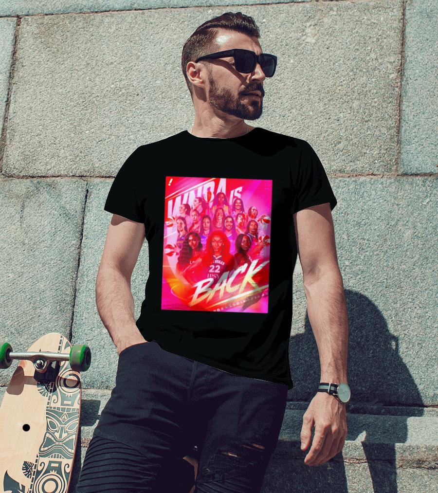 WNBA Is Back 30th Season Highlights Las Vegas Basketball Stars T-Shirt