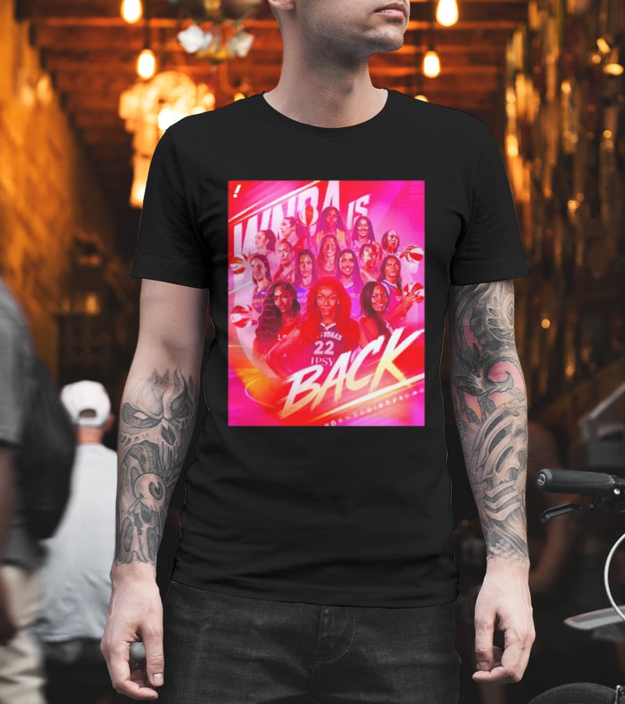WNBA Is Back 30th Season Highlights Las Vegas Basketball Stars T-Shirt
