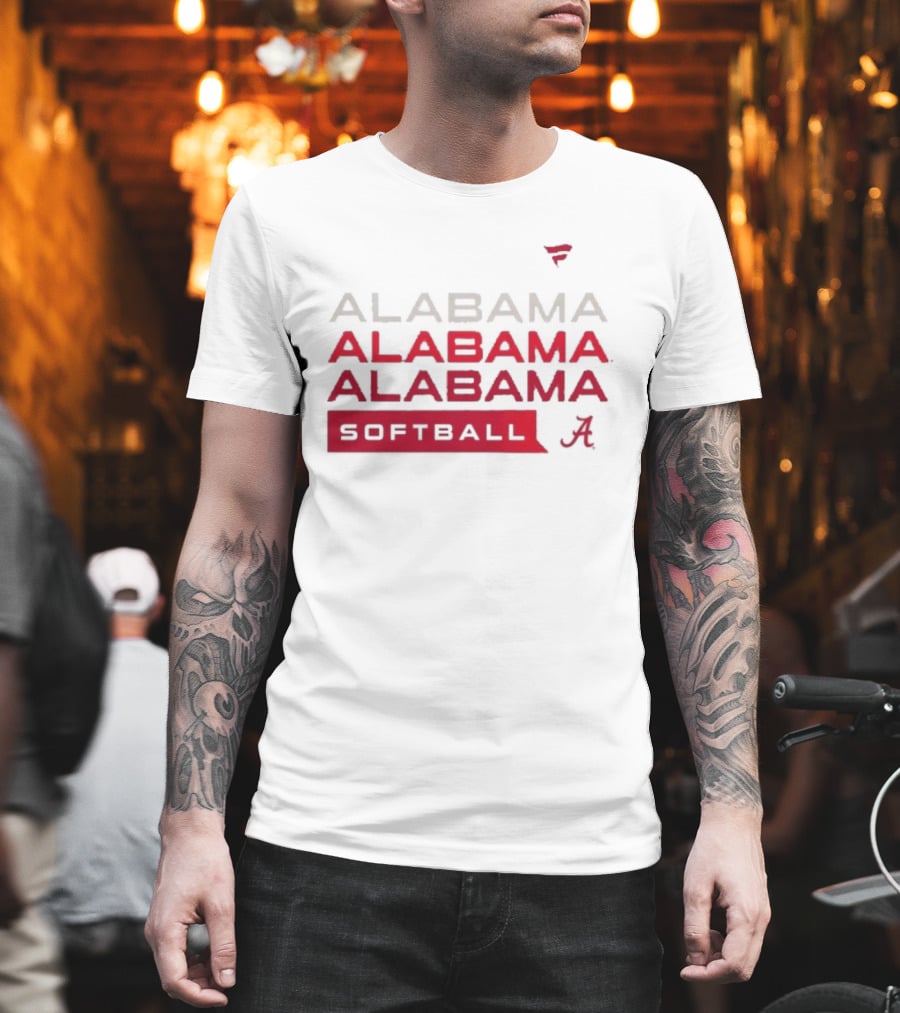 Alabama Crimson Tide Softball Fan Gear Tri Blend Hype T-Shirt