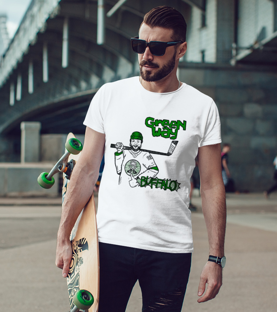 Green Way Hockey Buffalo Player T-Shirt
