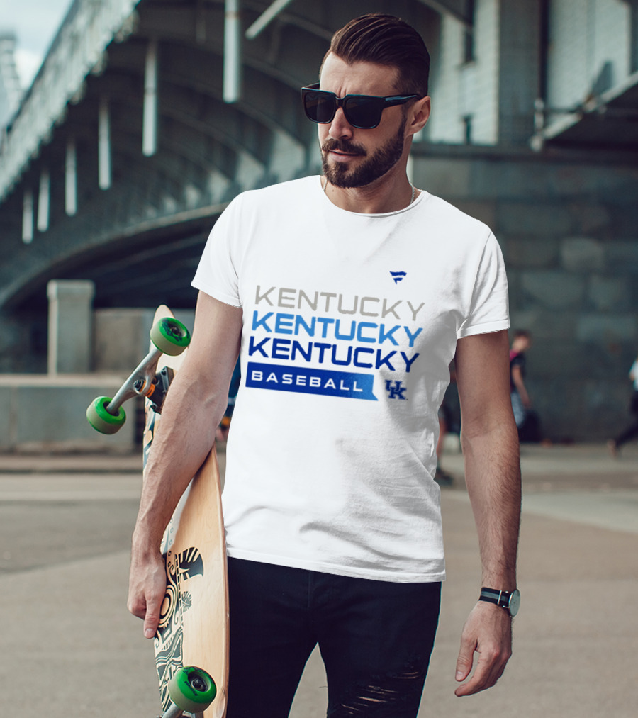 Kentucky Wildcats Baseball Tri Blend Hype Fanatics T-Shirt