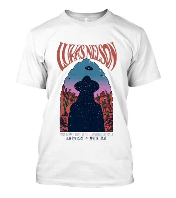 Lukas Nelson 60th Anniversary Show May 9 2026 Austin Texas T-Shirt