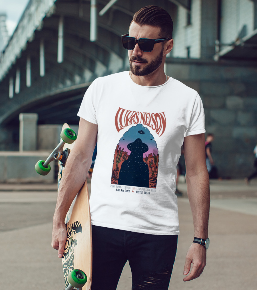 Lukas Nelson 60th Anniversary Show May 9 2026 Austin Texas T-Shirt