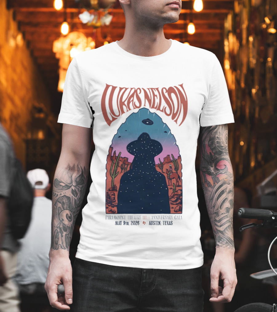 Lukas Nelson 60th Anniversary Show May 9 2026 Austin Texas T-Shirt