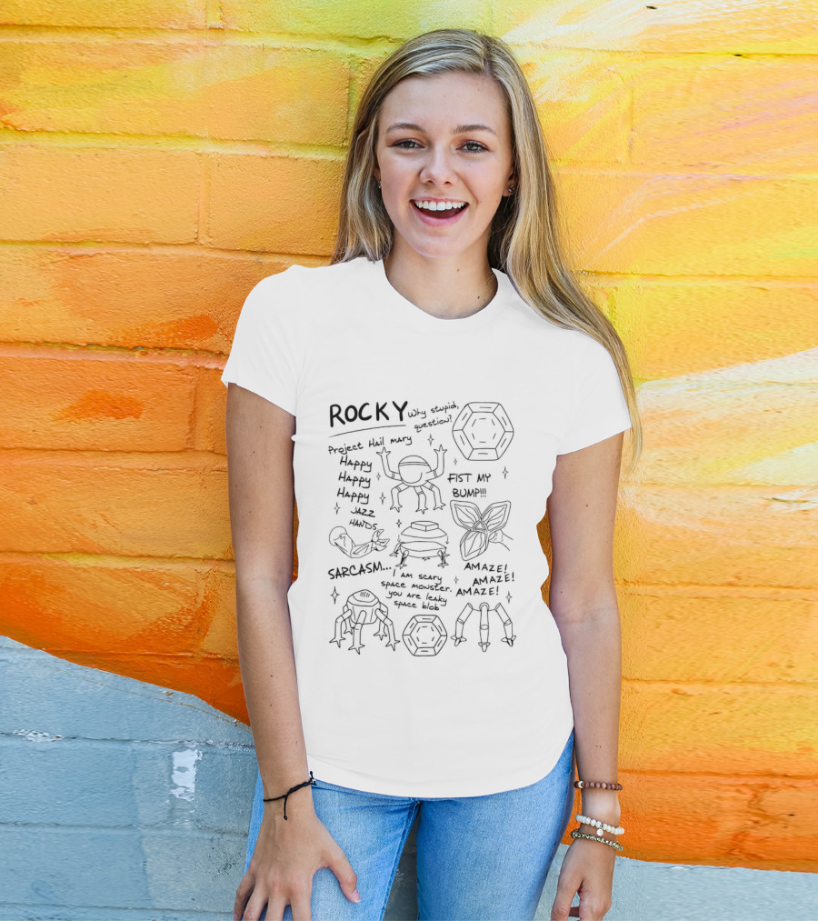 ROCKY Eridian Amaze Fist Bump Project Hail Mary Ska Ska Amaze T-Shirt