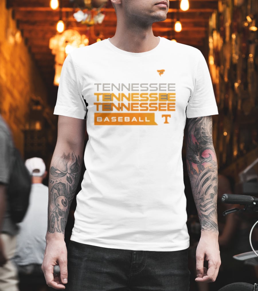 Tennessee Volunteers Baseball Tri Blend Hype Official College Gear T-Shirt