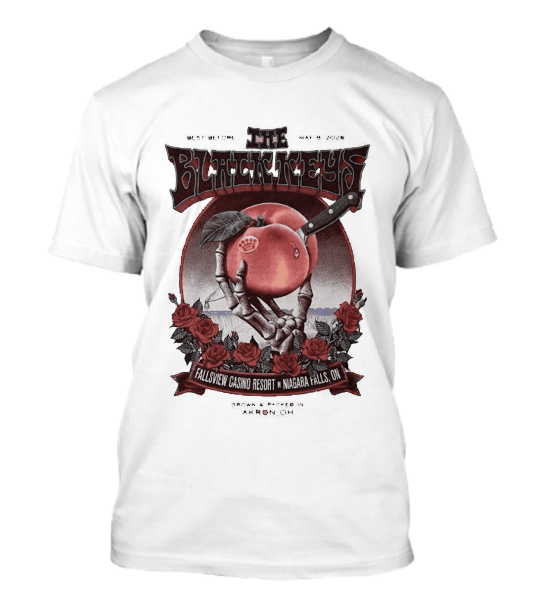 The Black Keys Niagara Falls 2026 May 8 Fallsview Casino Resort Ontario Event T-Shirt