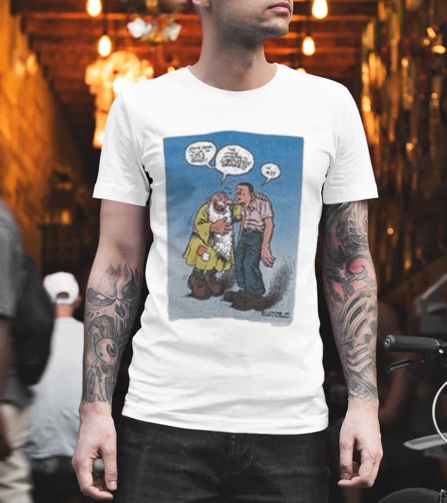 Barn Owl Seattle 1987 R. Crumb Mr Natural Comic Speech Bubbles T-Shirt