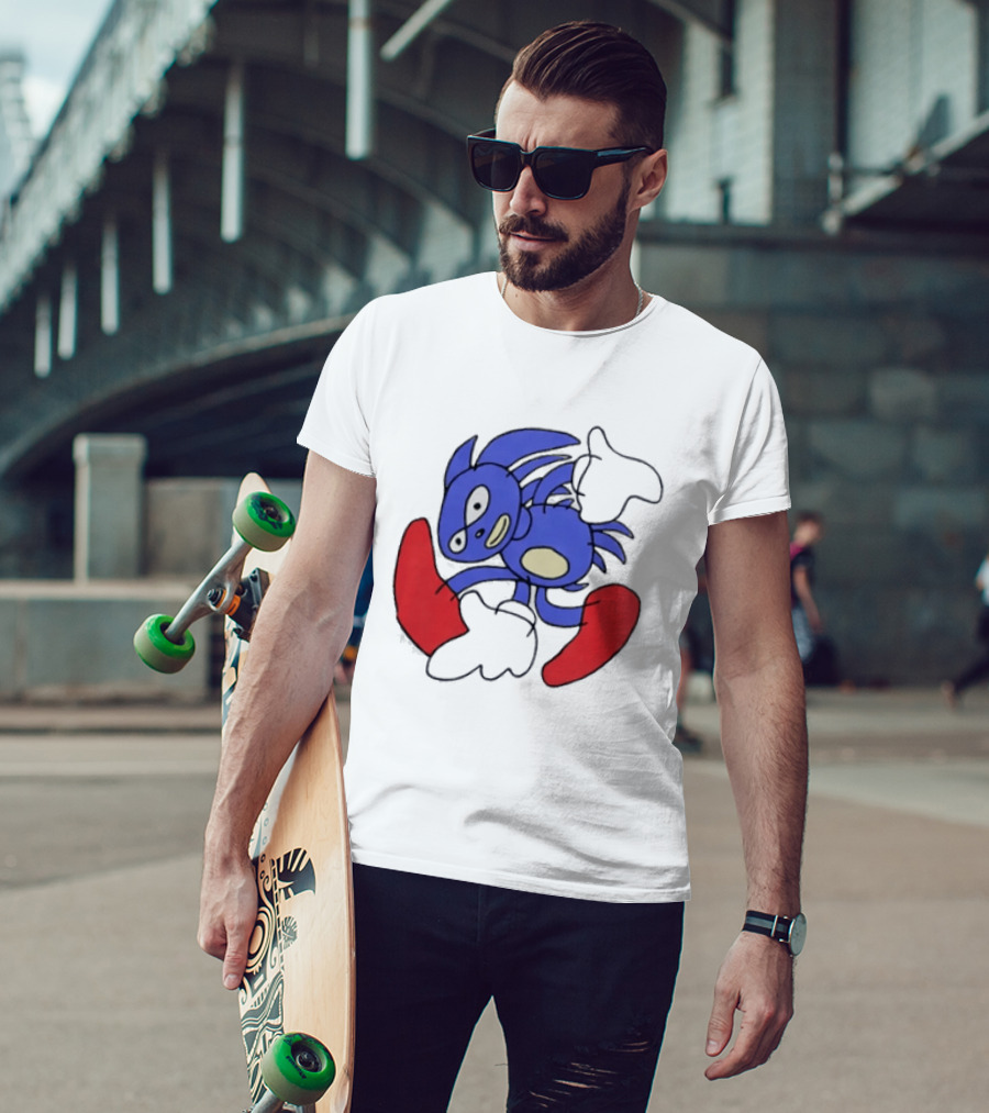 Sanic Hegehog Meme Sega T-Shirt