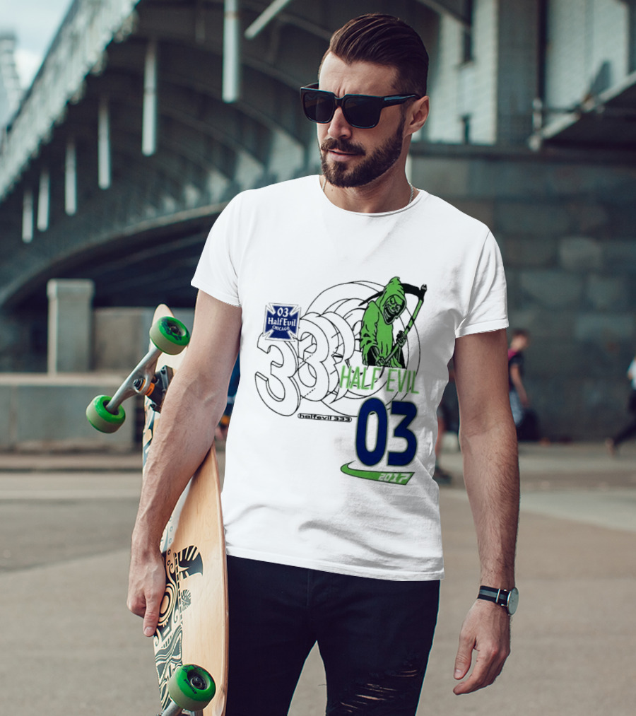 Halfevilco 333 Male Evil 03 Grim Reaper T-Shirt