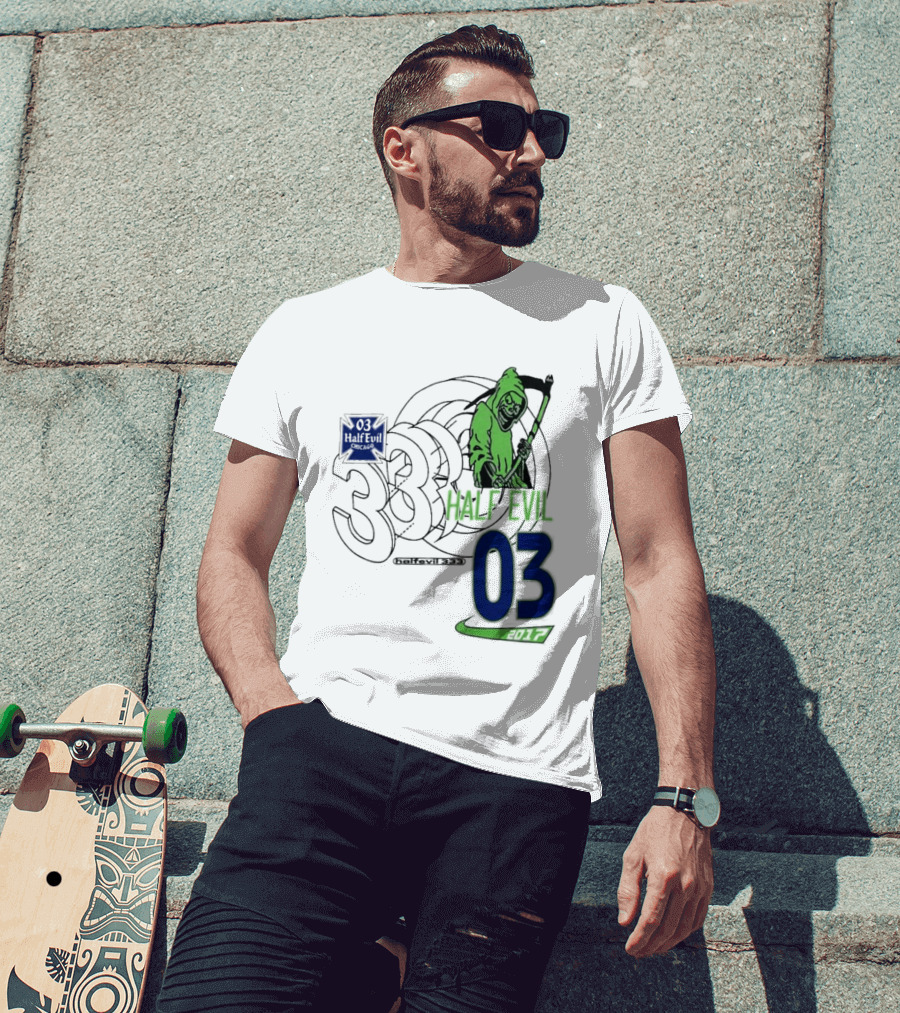 Halfevilco 333 Male Evil 03 Grim Reaper T-Shirt