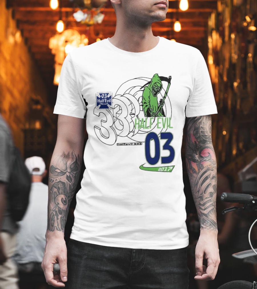 Halfevilco 333 Male Evil 03 Grim Reaper T-Shirt