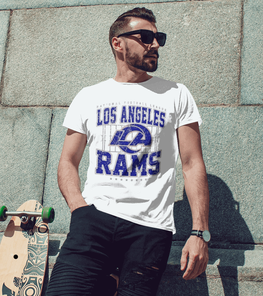 National Football League Los Angeles Rams Distressed Starter T-Shirt