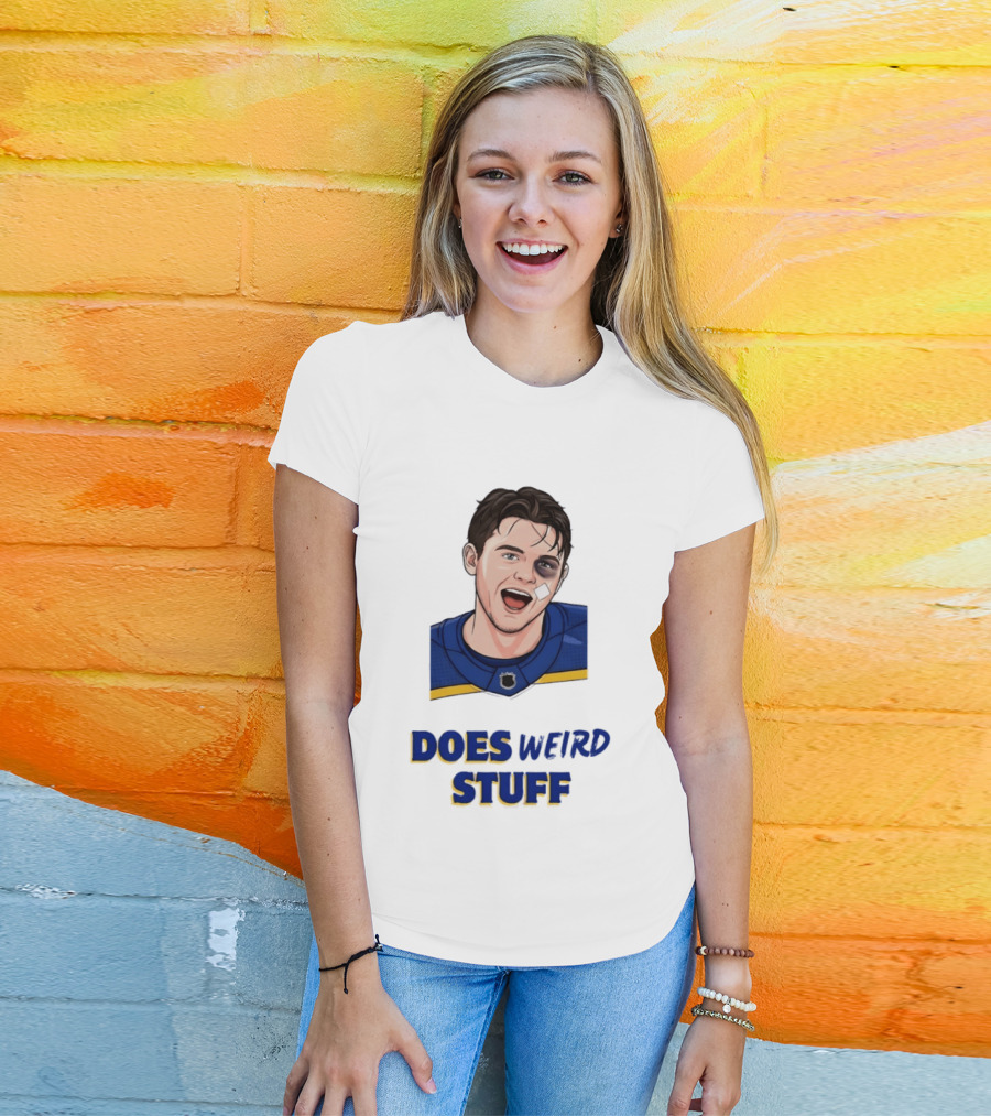 Jordan Binnington St. Louis Blues Does Weird Stuff T-Shirt