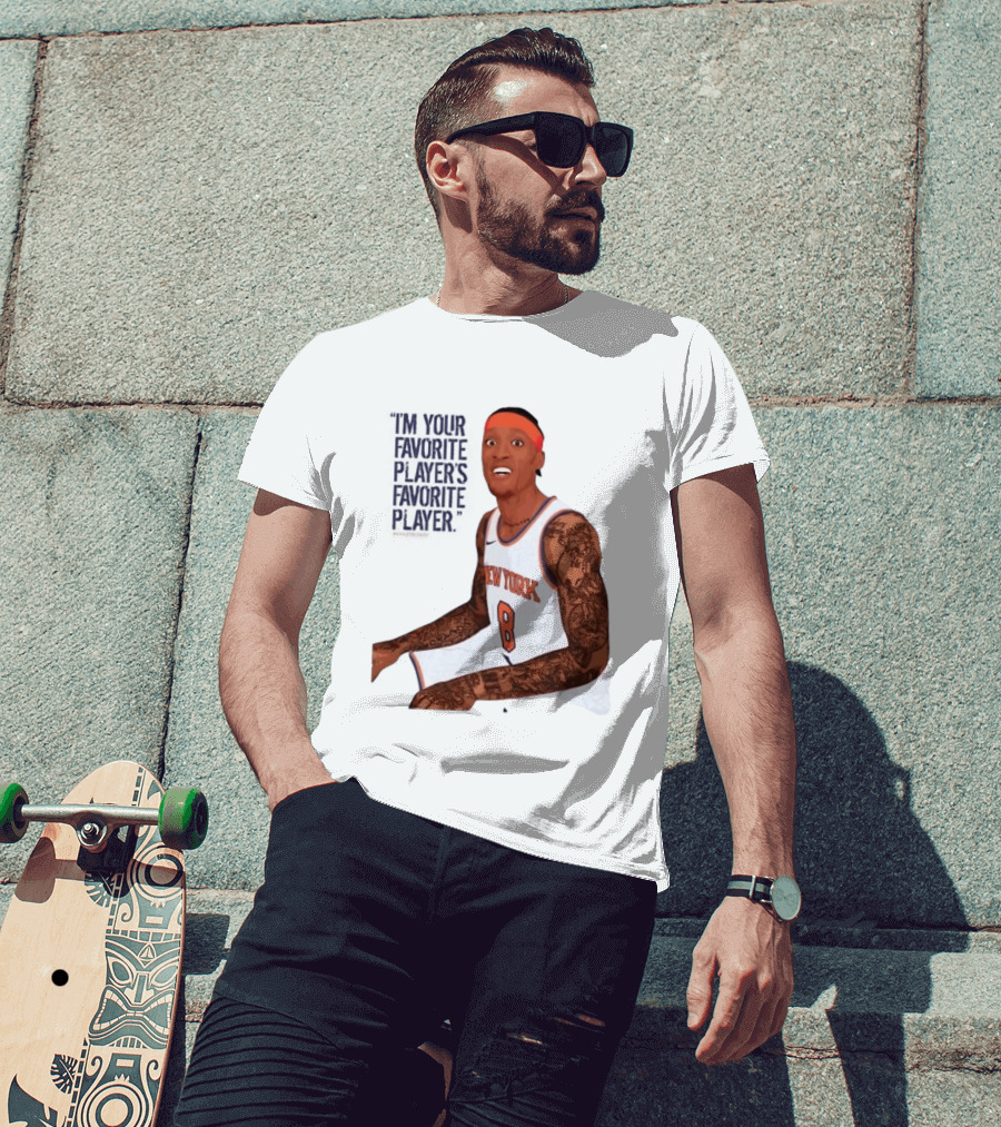 Michael Beasley I'm Your Favorite Player's Favorite Player New York Basketball 8 Tattoos T-Shirt