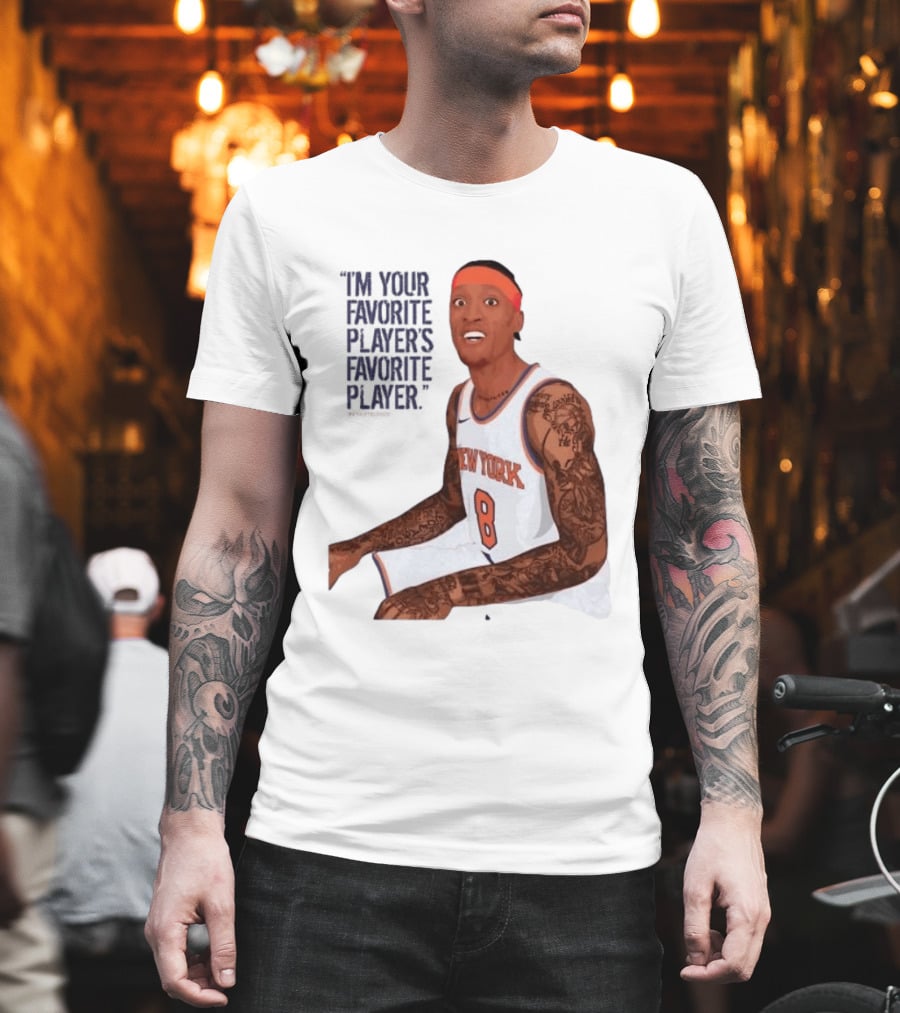 Michael Beasley I'm Your Favorite Player's Favorite Player New York Basketball 8 Tattoos T-Shirt