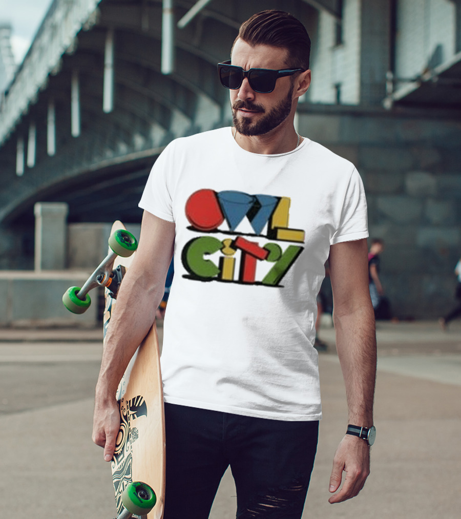 Owl City Colorful Synthpop Dreamscape T-Shirt