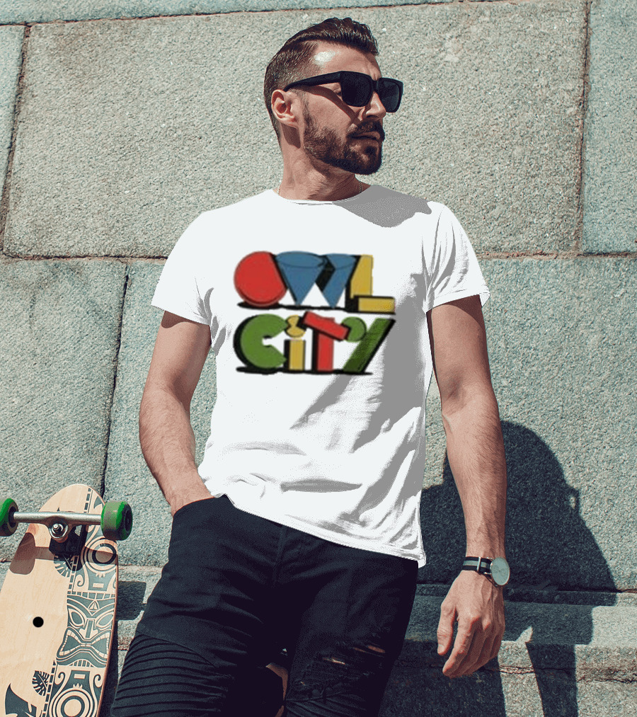Owl City Colorful Synthpop Dreamscape T-Shirt