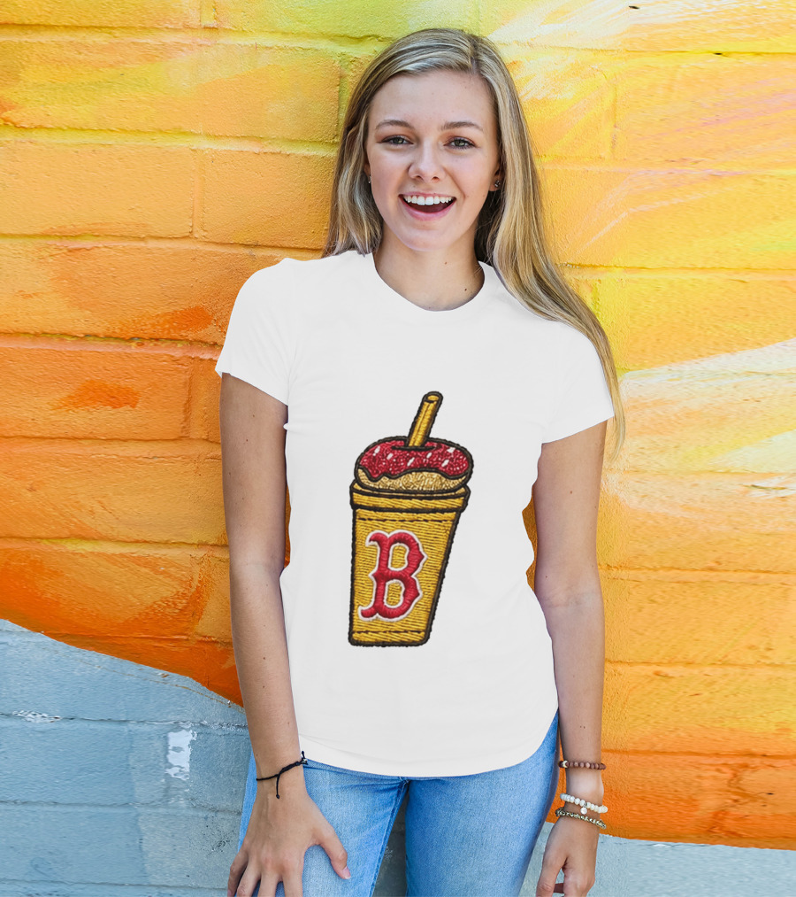 Red Sox Dunkin' Iced Coffee B Cap 2026 T-Shirt
