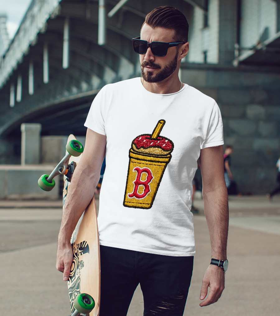 Red Sox Dunkin' Iced Coffee B Cap 2026 T-Shirt