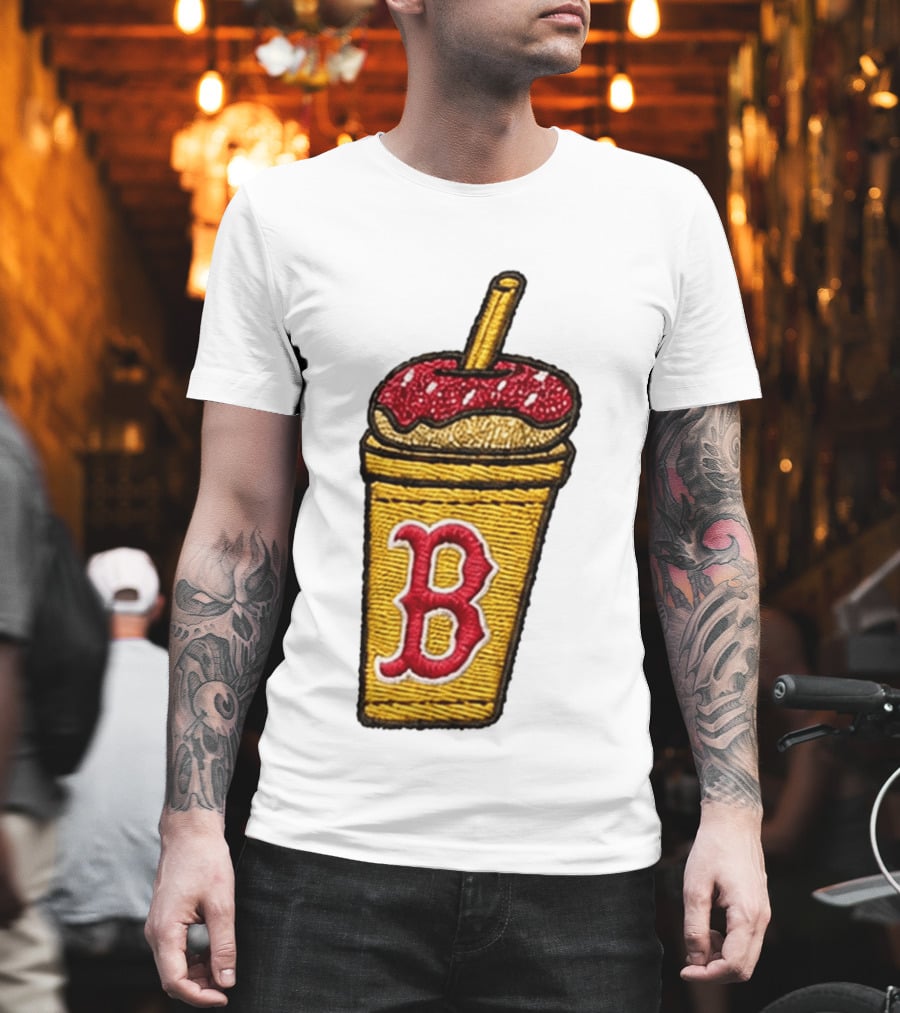 Red Sox Dunkin' Iced Coffee B Cap 2026 T-Shirt