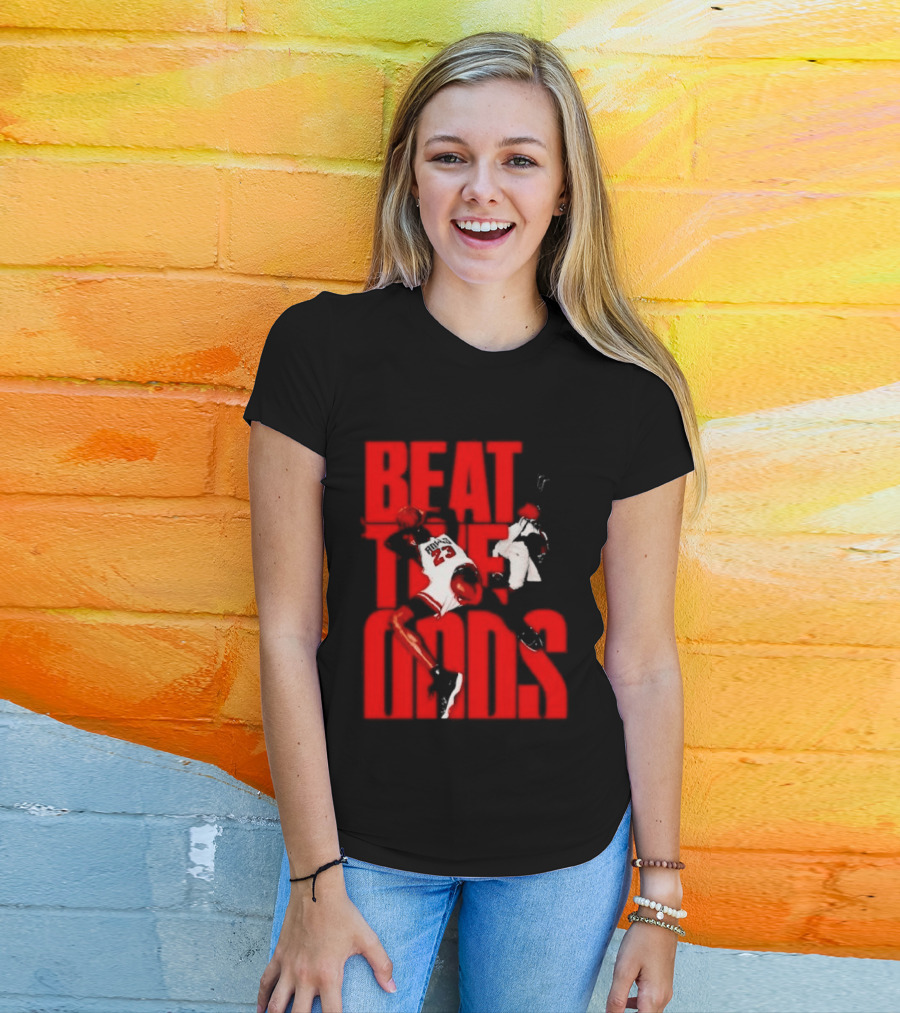 Beat The Odds Michael Jordan 23 Chicago Bulls T-Shirt